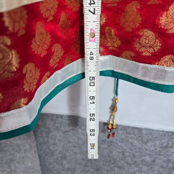 Salvar Kameez Dress ONLY Purple Rhinestone Detail‎ Long Sleeve Ethnic Party Gown - Picture 4 of 14